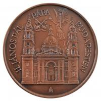 Fritz Mihály (1947-) 1991. "II. János Pál Pápa Budapesten 1991. Augusztus 16-20" kétoldala...