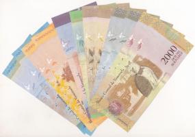 Venezuela 2012-2018. 2B-2000B (12db, 8xklf, közte 2013. 2B (2x) sorszámkövető, 2014. 5B (2x) sorszám...