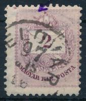 1881 2kr II, a korona bal oldalán javítás (ex Lovász)