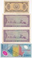 Románia 1952. 1L + 1966. 10L (2x) + 1999. 2000L "Napfogyatkozás" T:III
Romania 1952. 1 Le...