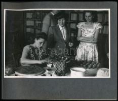 1948 Dinnyés Lajos (1901-1961) kisgazda politikus, miniszterelnök feleségének, Hegedűs Katalinnak és...