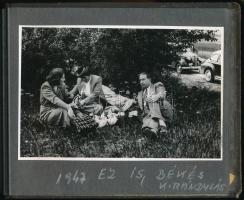 1948 Dinnyés Lajos (1901-1961) kisgazda politikus, miniszterelnök feleségének, Hegedűs Katalinnak és...