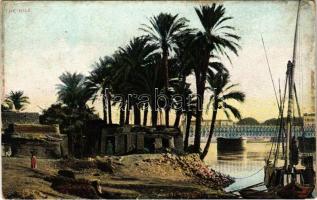 Cairo, Caire; The Nile (fl)