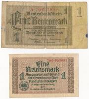 Németország 1923-~1945. 5db-os bankjegytétel T:III,III- közte szép papír
Germany 1923-~1945. 5pcs b...