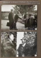 1947-1948 Dinnyés Lajos (1901-1961) kisgazda politikus, miniszterelnök fotóalbuma, benne Károlyi Mih...