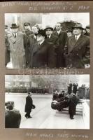 1947-1948 Dinnyés Lajos (1901-1961) kisgazda politikus, miniszterelnök fotóalbuma, benne Károlyi Mih...