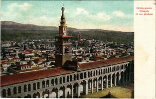 Damascus, Damas; Grande Mosquée et vue générale / mosque
