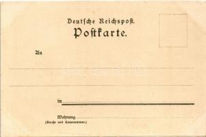 Dresden, Schloßhof. Velten's Künstlerpostkarte No. 167. litho s: Kley (r)