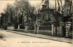 Bourron-Marlotte, Entrée du Village par la Foret / street view (EK)