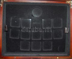 Nagyalakú éremtartó kazetta, 17 férőhellyel