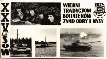 1970 XXV. Lat SOW - Wierni Tradycjom Bohaterów znad odry i nysy + "1945-1970 25 Lecie Slaskiego Okregu Wojskowego Wroclaw" So. Stpl / 25Years of the Silesian Military District / 25 éves a Sziléziai Katonai Körzet (EK)