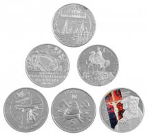 Ukrajna 1995. 200.000K Cu-Ni "Bohdan Hmelnickij" forgalomba nem került emlékérme + 2016-20...