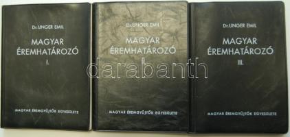 Unger Emil: Magyar Éremhatározó I-III. 1974-76. (3 kötet)