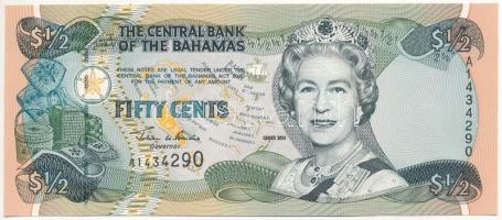 Bahamák 2001. 50c T:I- Bahamas 2001. 50 Cents C:AU Krause P#68