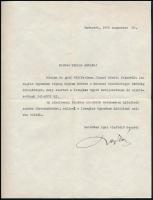 1936 Dinnyés Lajos "Lajkó" (1901-1961) kisgazda politikus, országgyűlési képviselő, később...