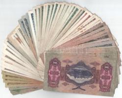 65db-os, nagyrészt inflációs pengő bankjegy tétel T:III