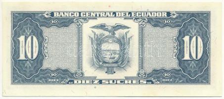 Ecuador 1988. 10S "LR 07308428" T:I
Ecuador 1988. 10 Sucres "LR 07308428" C:UNC...
