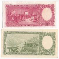 Argentína 1949-1952. 10P "JJB, AGM" + 1967-1968. 50P "EI, PR" T:II-
Argentina 1...