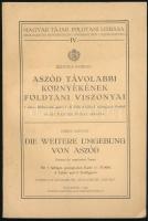 Szentes Ferenc: Aszód távolabbi környékének földtani viszonyai. Bp., 1943, Stádium. Kiadói papírkötés, térképpel.