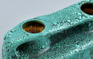 Bártfay Judit: kerámia váza, jelzett, hibátlan, m:13cm