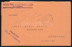 1930.III.24 vitéz Németh (Deisler) Károly ny. áll. tábornok, a Budapest Budai nemzeti munka védelmi ...