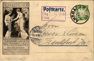 1906 Nürnberg, Bayerische Jubiläums Landes, Industrie, Gewerbe und Kunstausstellung. Protektor Skh. Prinzregent Luitpold von Bayern (EK)