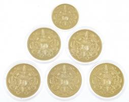 Csontos Attila DN 5xklf aranyozott Cu-Ni emlékérem (Délvidék, Őrvidék, Hungária, Erdély, Felvidék) +...