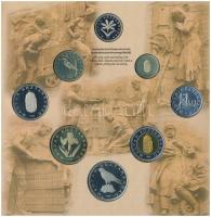 1999. 50f-100Ft (8xklf) forgalmi szett, dísztokban T:PP patina