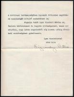 1930. április. 1. Légrády Ottó (1878-1948), a Pesti Hírlap főszerkesztőjének gratuláló levele Kézdi-...