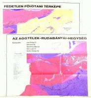 1988 Az Aggtelek-Rudabányai-hegység fedetlen földtani térképe, két lap, 82×120 cm