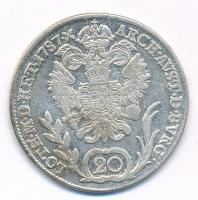 1787B 20kr Ag "II. József" T:2-,3 patina
Huszár: 1880., Unger III: 1329.a