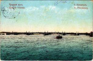 1910 Saint Petersburg, St. Petersbourg, Petrograd; Pont de Troitzky / Troitskiy Bridge (EK)