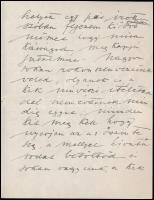 cca 1930 Glatz Oszkár (1872-1958 festőművész, a Képzőművészeti Főiskola tanára autográf gratuláló le...