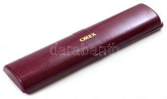 Duravel tollszár, szecessziós ezüst (Ag) szárral. Jelzett, bruttó: 10,5 g, h: 16 cm. Műanyag tokban