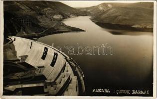 1937 Ankara, Angora; Cubuk Baraj / dam (small tear)