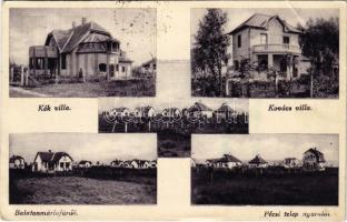 1930 Balatonmáriafürdő, Kék és Kovács villa, Pécsi telep nyaralói (EB)