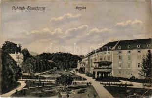 Rogaska Slatina, Rohitsch-Sauerbrunn; Kurplatz / spa park (EK)