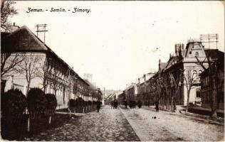 1916 Zimony, Zemun, Semlin; utca / street (EK)