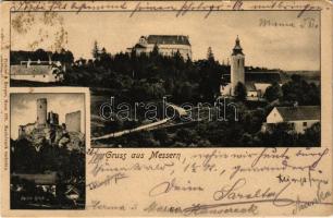 1902 Messern, Ruine Grub / castle ruins (fl)
