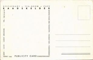 Ghent, Gent, Gand; Restaurant Raadskelder, Tea-Room, Café (EB)