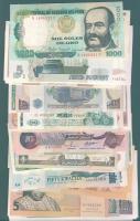 Óriási bankjegytétel, egész világ, régi és új, sok tengerentúllal, jobbakkal, 1000klf db!! T:I