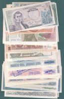 Óriási bankjegytétel, egész világ, régi és új, sok tengerentúllal, jobbakkal, 1000klf db!! T:I