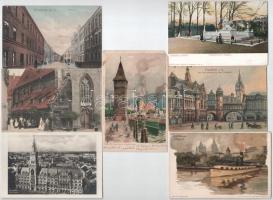 28 db RÉGI német város képeslap / 28 pre-1945 German town-view postcards