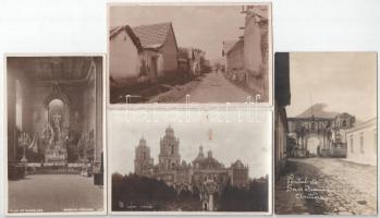 Mexikó és Guatemala - 10 db régi képeslap / Mexico and Guatemala - 10 pre-1945 postcards