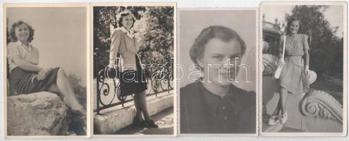 HÖLGYEK - 10 db régi fotó az 1940-es évekből / LADIES - 10 photos from the 40's