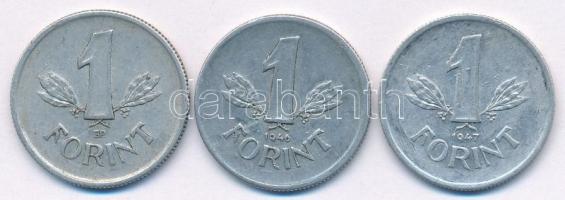1946. 1Ft Al "Kossuth-címer" + 1947. 1Ft Al "Kossuth-címer" + 1950. 1Ft Al "...