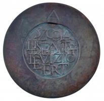 Vígh Tamás (1926-2010) 1986. "A Szocialista Televízióért" kétoldalas öntött Br érdemérem (...