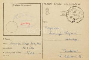 VÉDETT!!! cca 1941-1943 Dinnyés Lajos (1901-1961) karpaszományos őrmester, későbbi miniszterelnök, k...