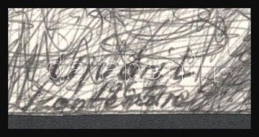 Ujváry Lajos (1925-2006): Szentendre. Tus, papír, jelzett. 27,5x26,5 cm