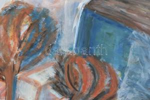 Egry József jelzéssel: Balaton, olaj, farost,
96x93cm